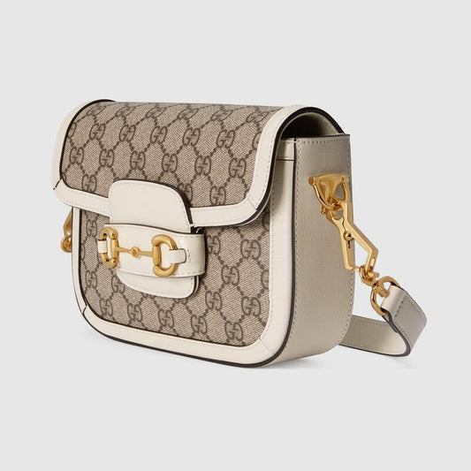 Gucci Horsebit 1955 mini bag white leather - photo 2