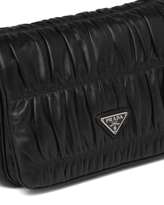 Gaufré Nappa Leather Shoulder Bag - image 2
