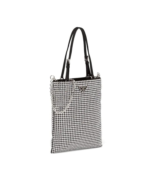 Satin Handbag With Decoration - image 2