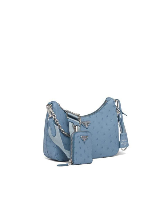 Re-edition 2005 Ostrich Leather Bag - image 2