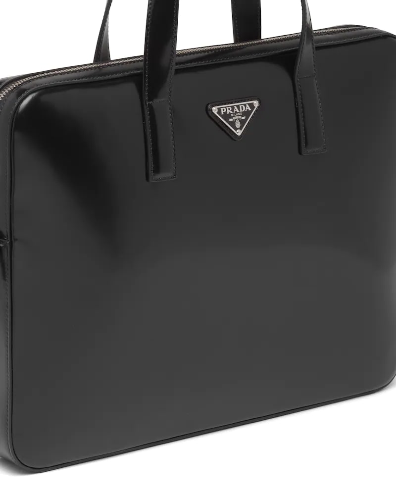 Prada Brushed Leather Briefcase - photo 5
