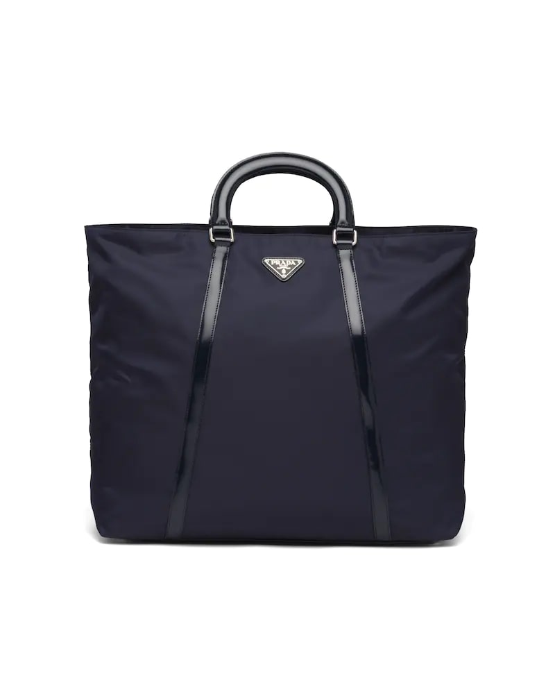 Prada Large Nylon and Leather Tote - photo 6