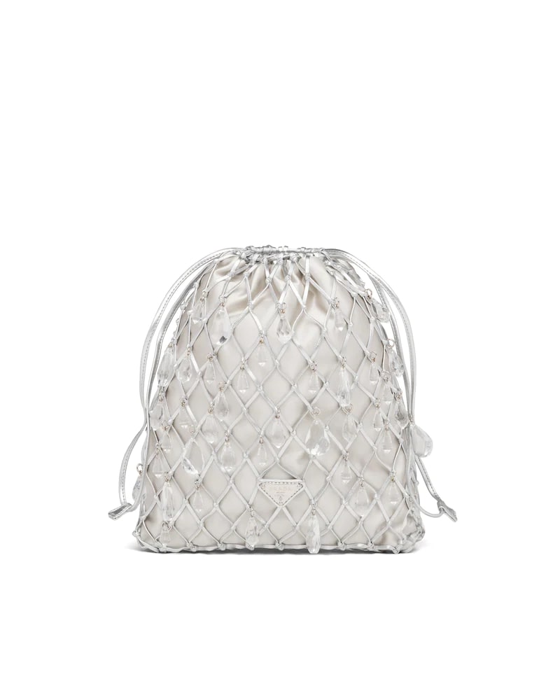 Prada Leather Mesh and Satin Clutch - photo 7