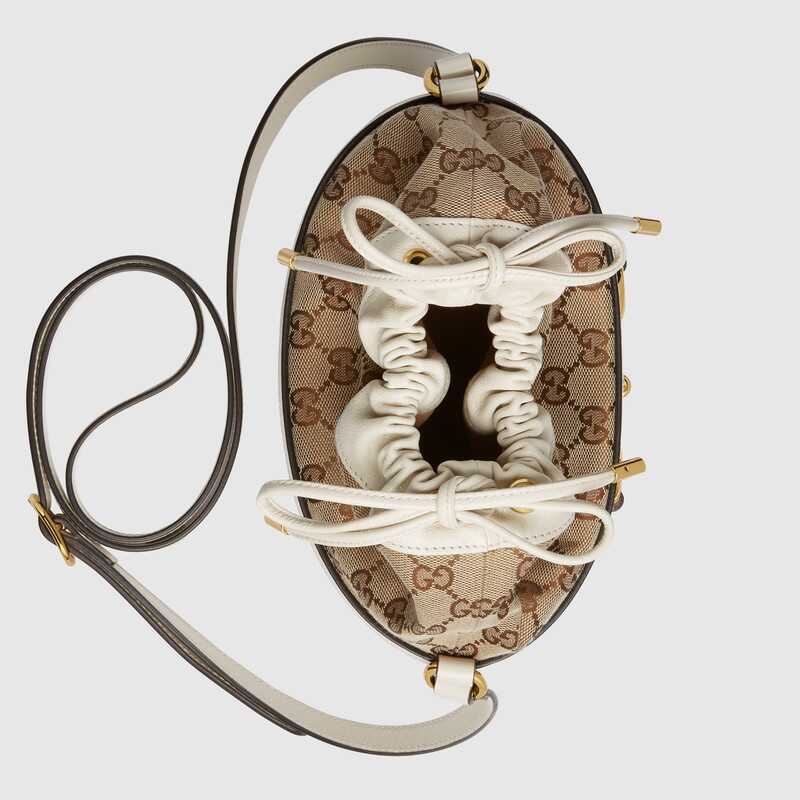 Gucci Horsebit 1955 bucket bag White leather - photo 5