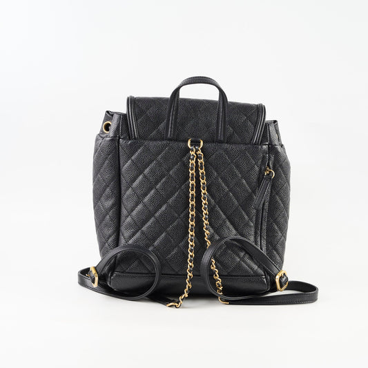 Chanel CC Filigree Quilted Caviar Backpack - photo 2