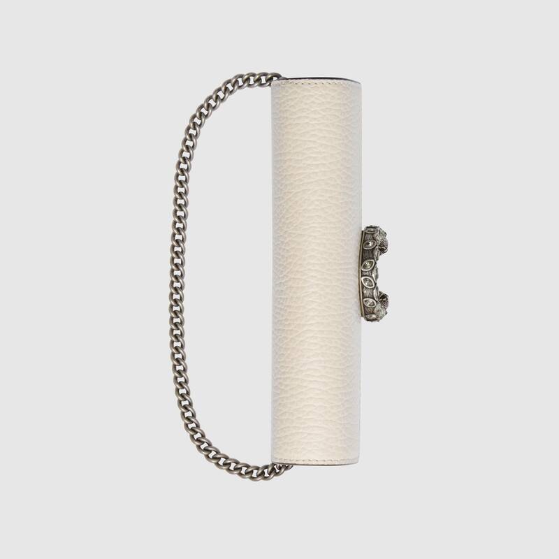 Dionysus super mini leather bag White leather - image 5