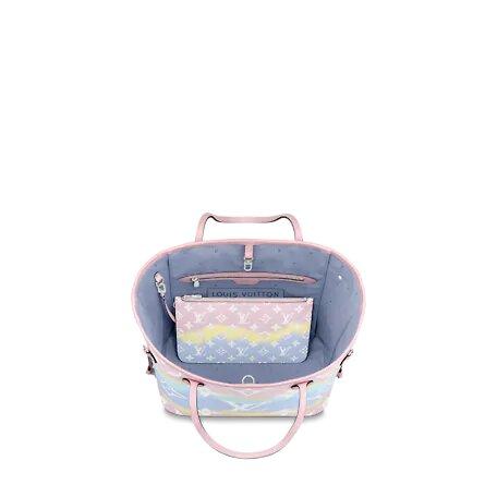 Louis Vuitton ESCALE NEVERFULL MM Pastel Pink - image 5