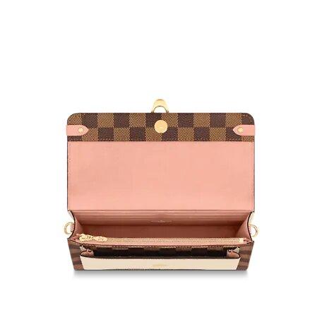 Louis Vuitton Vavin Chain Wallet Crème Beige / Vénus Pink - photo 5