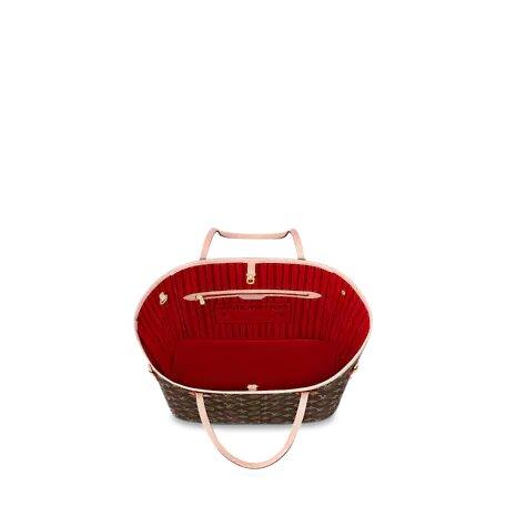 Louis Vuitton Neverfull MM Bag Cerise Red - photo 5