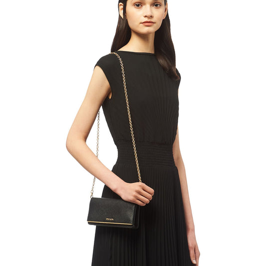 Saffiano Leather Continental Mini Clutch Bag - image 2