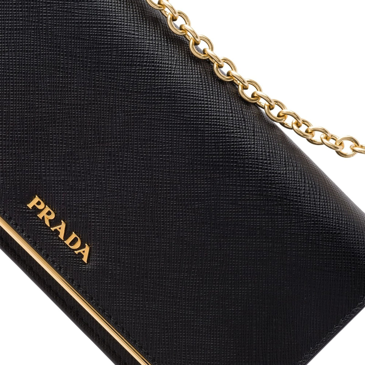 Prada Saffiano Leather Continental Mini Clutch Bag - photo 5