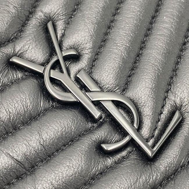 Saint Laurent Camera Lou Matelasse Monogram Mini Black Leather Shoulder Bag - image 12
