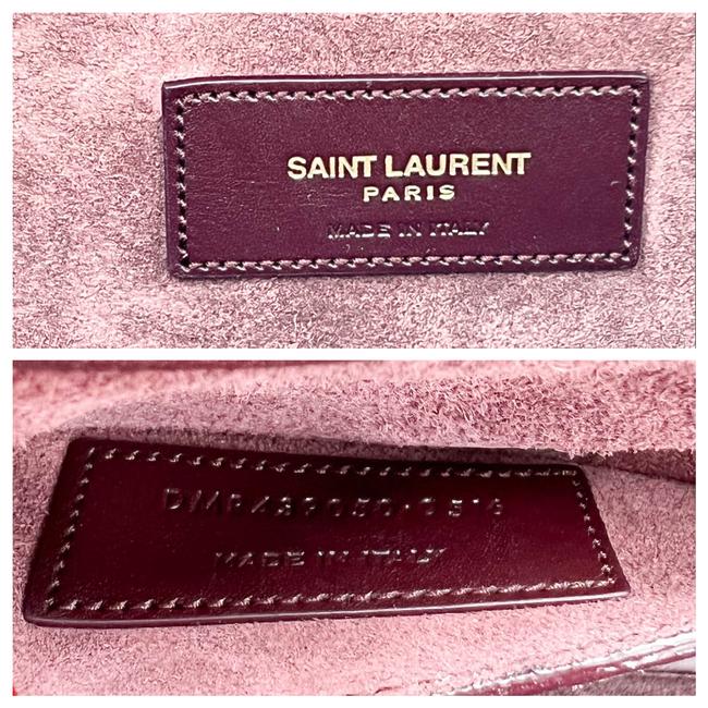 Saint Laurent Chain Wallet Monogram Small Dylan Red Calfskin Leather Shoulder Bag - photo 12