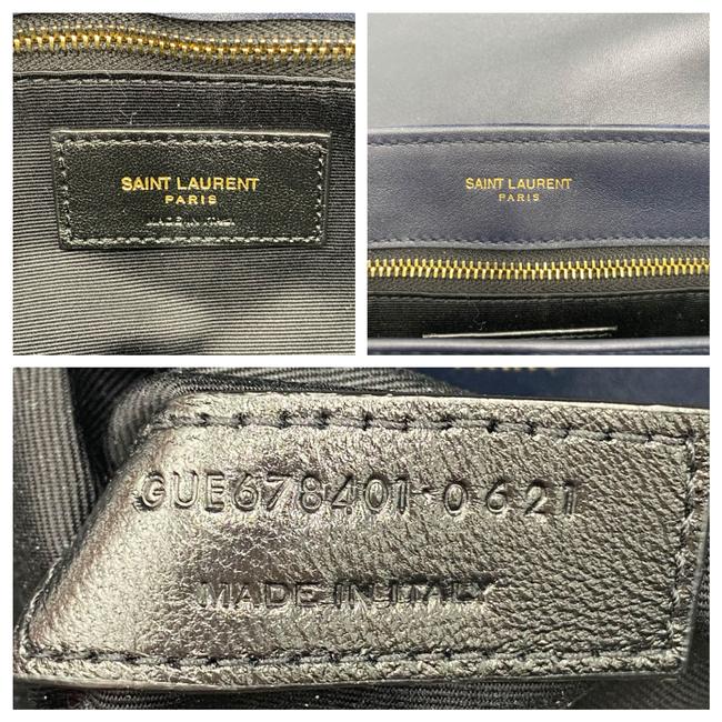 Saint Laurent Monogram Loulou Navy 2021 Blue Suede Leather Cross Body Bag - photo 12
