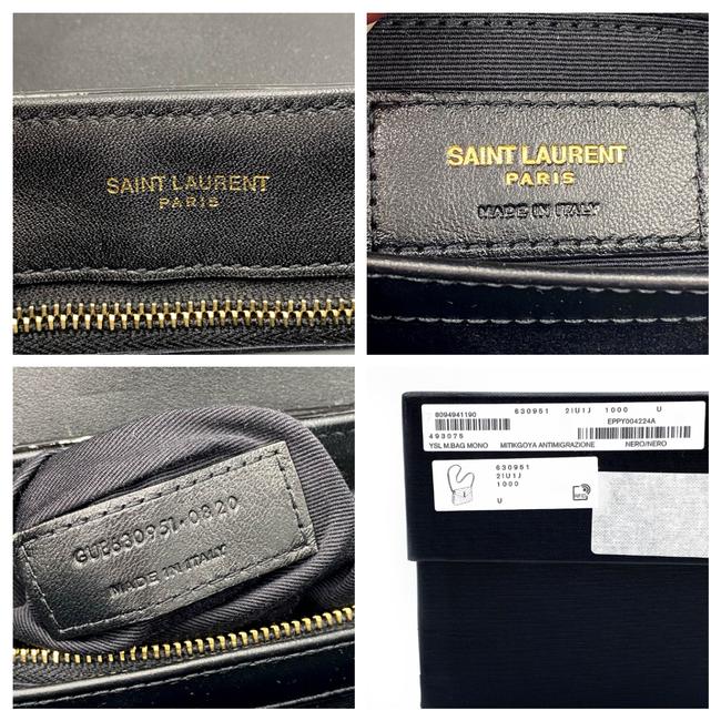 Saint Laurent Monogram Loulou Quilted Monogram Toy Black Patent Leather Cross Body Bag - image 12