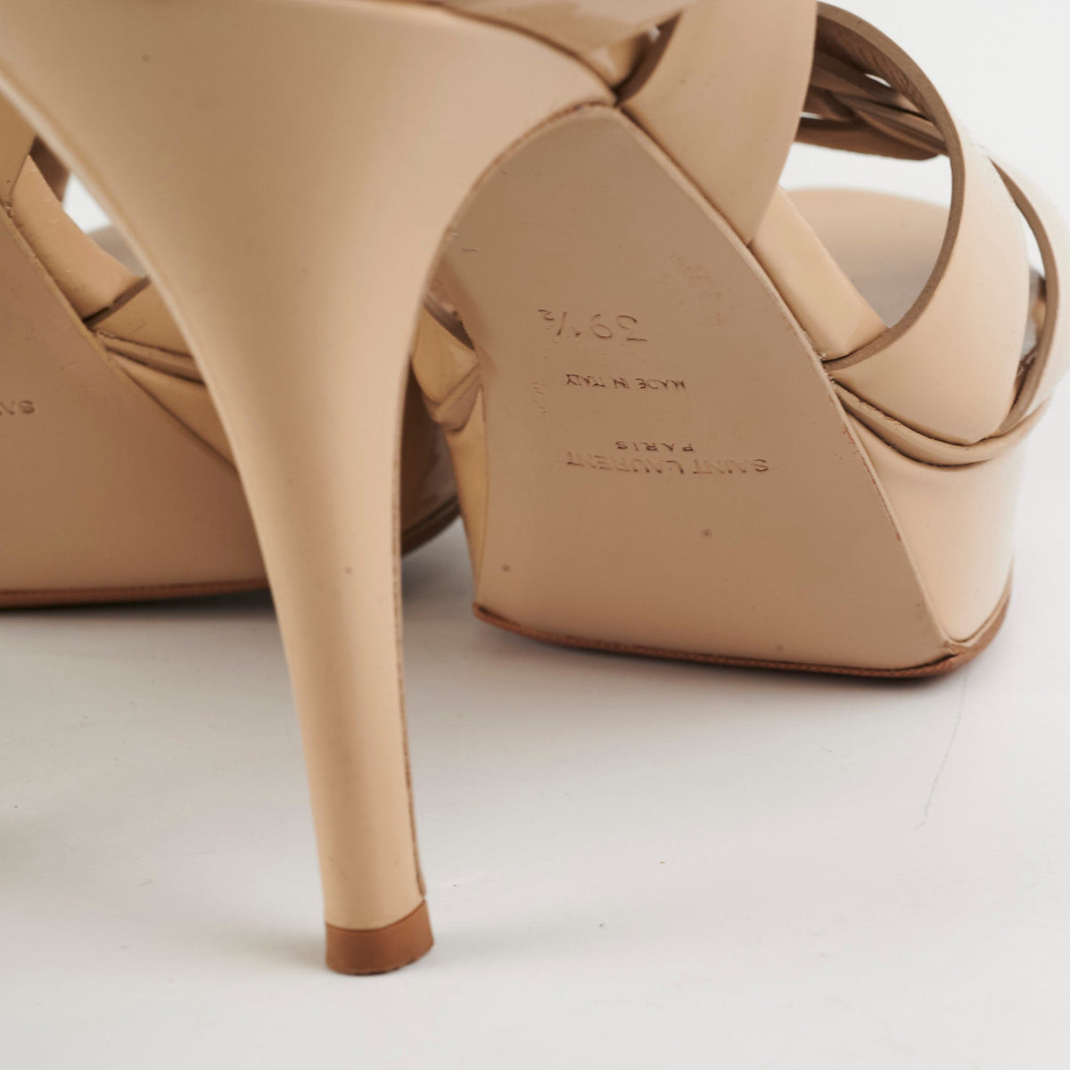 Saint Laurent Tribute Beige Heels Size 39.5 - photo 6