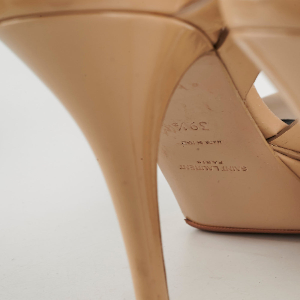 Saint Laurent Tribute Beige Heels Size 39.5 - photo 5