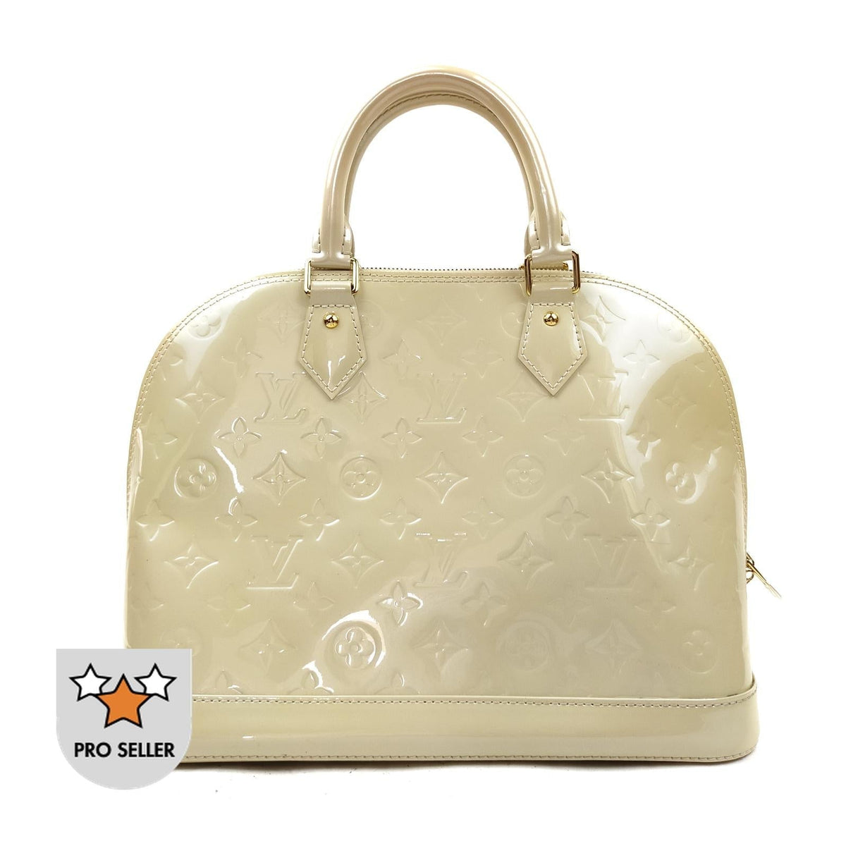 Louis Vuitton Alma Pm Hand Bag Cream - photo 1