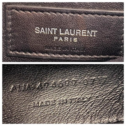 Saint Laurent Monogram Loulou Calfskin Y Quilted Monogram Small Chain Satchel Blue Leather Shoulder Bag - image 11