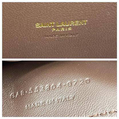 Saint Laurent Monogram Kate Soft Medium Reversible Ysl Monogram Brown Suede Leather Cross Body Bag - image 12