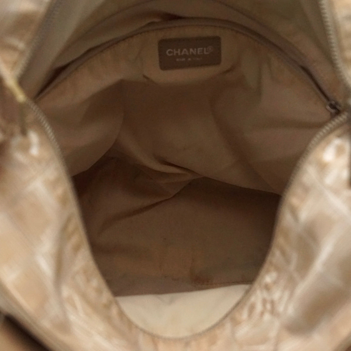 Chanel Travel Line Tote Bag Beige - photo 7