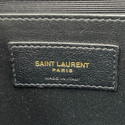 Saint Laurent Monogram Kate Ghw Grain De Poudre Small Satchel Black Leather Shoulder Bag - photo 12