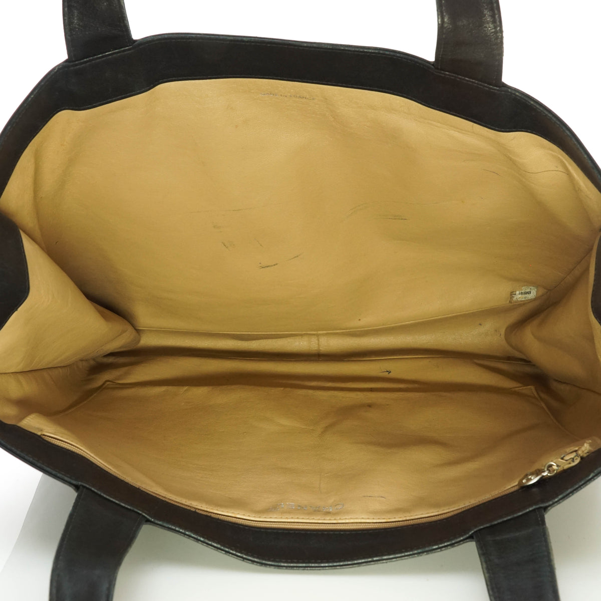 Chanel Tote Bag Black Leather - image 7