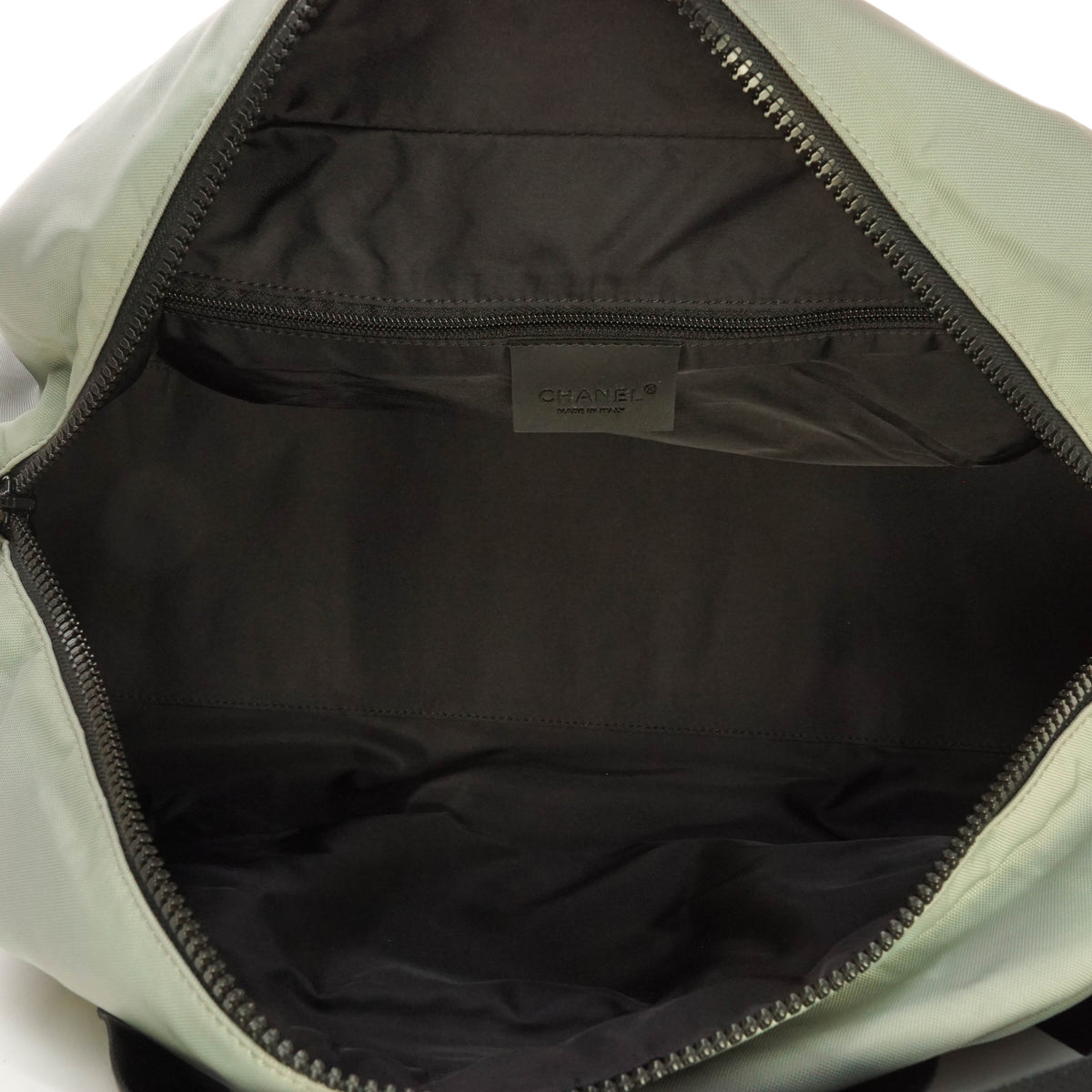 Chanel Boston Bag Nylon Gray - photo 7