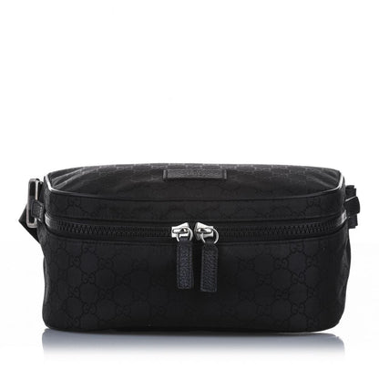 Gg Canvas Belt Bag in Black - image 1