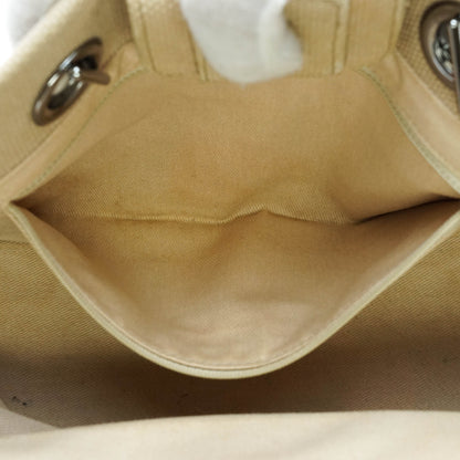 Chanel Shoulder Bag Beige Canvas - photo 10