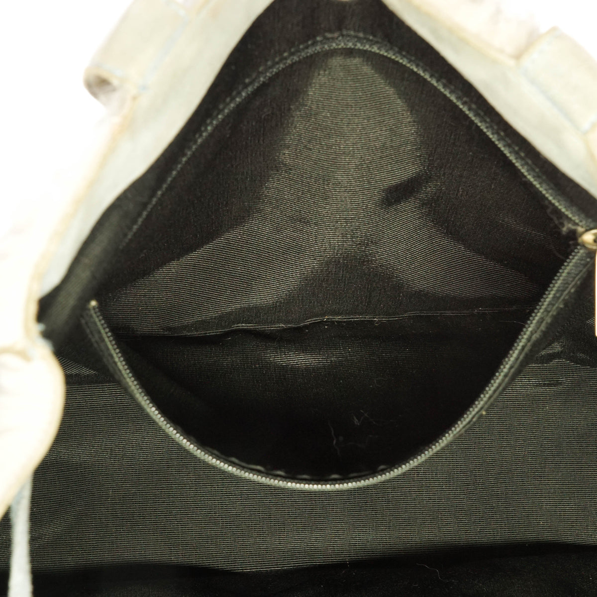 Chanel Tote Bag Gray Suede Leather - photo 11