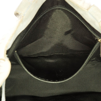 Chanel Tote Bag Gray Suede Leather - photo 11