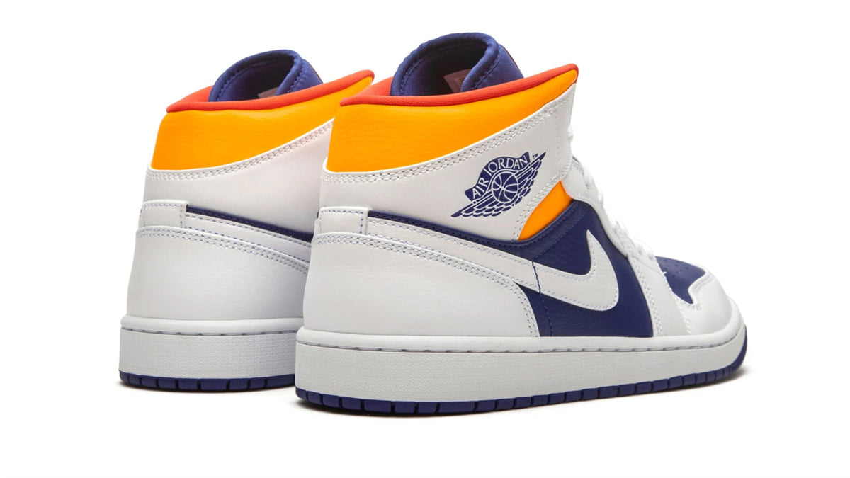 Air Jordan 1 Mid "Royal Blue / Laser Orange" - photo 4
