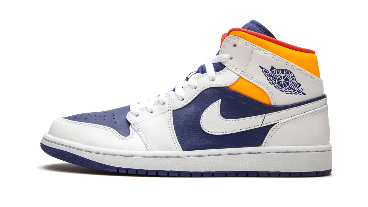 Air Jordan 1 Mid "Royal Blue / Laser Orange" - photo 3