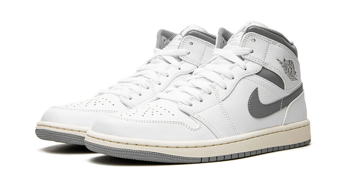 Air Jordan 1 Mid "White / Stealth Grey" - image 1