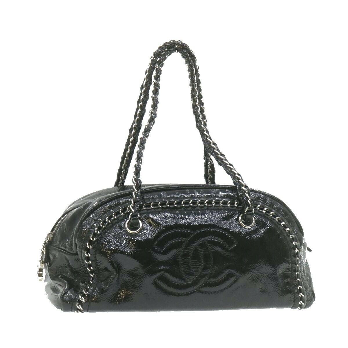 Chanel Cc Chain Hand Bag Enamel - photo 1