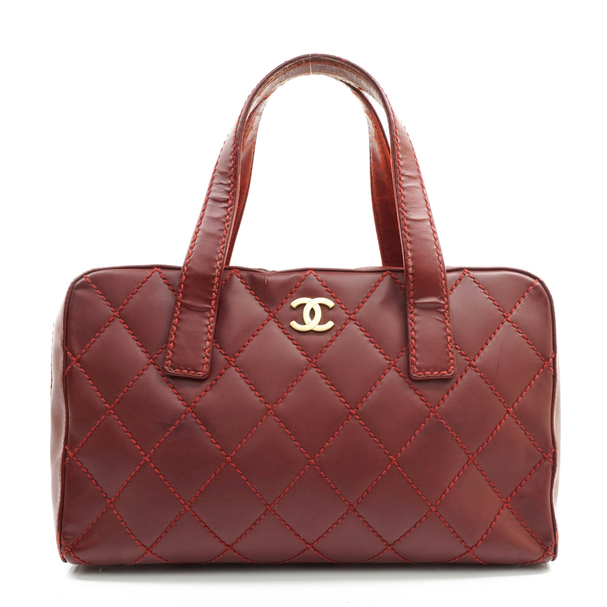 Chanel Wild Stitch Bowling Tote Bag - photo 1