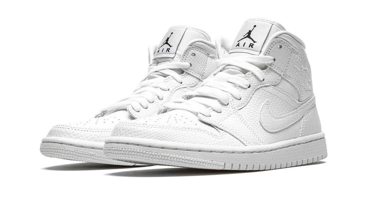 AIR Jordan 1 MID Wmns "White Snakeskin" - photo 1