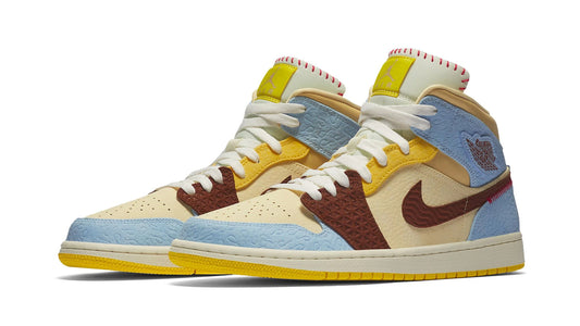Air Jordan 1 Mid SE "Maison Chateau Rouge Fearless" - image 1