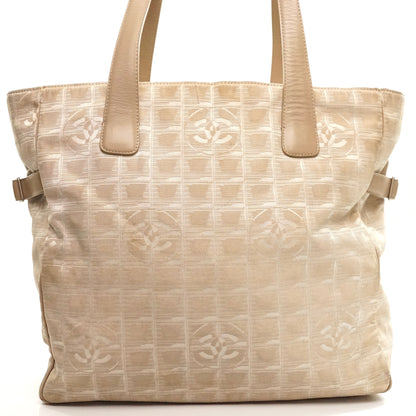 Chanel Travel Line Tote Bag Beige - photo 1