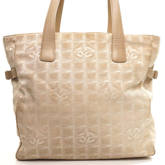 Chanel Travel Line Tote Bag Beige - photo 1