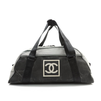 Chanel Boston Bag Nylon Gray - photo 1