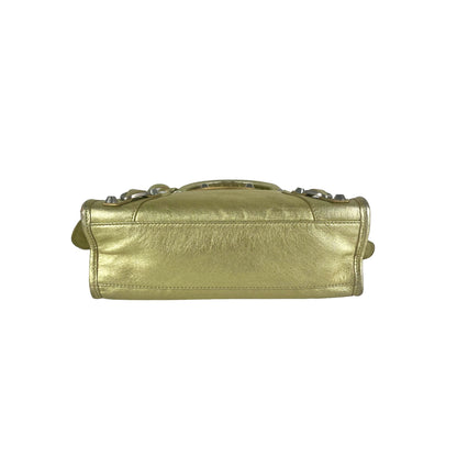 Balenciaga City Mini Gold - photo 12