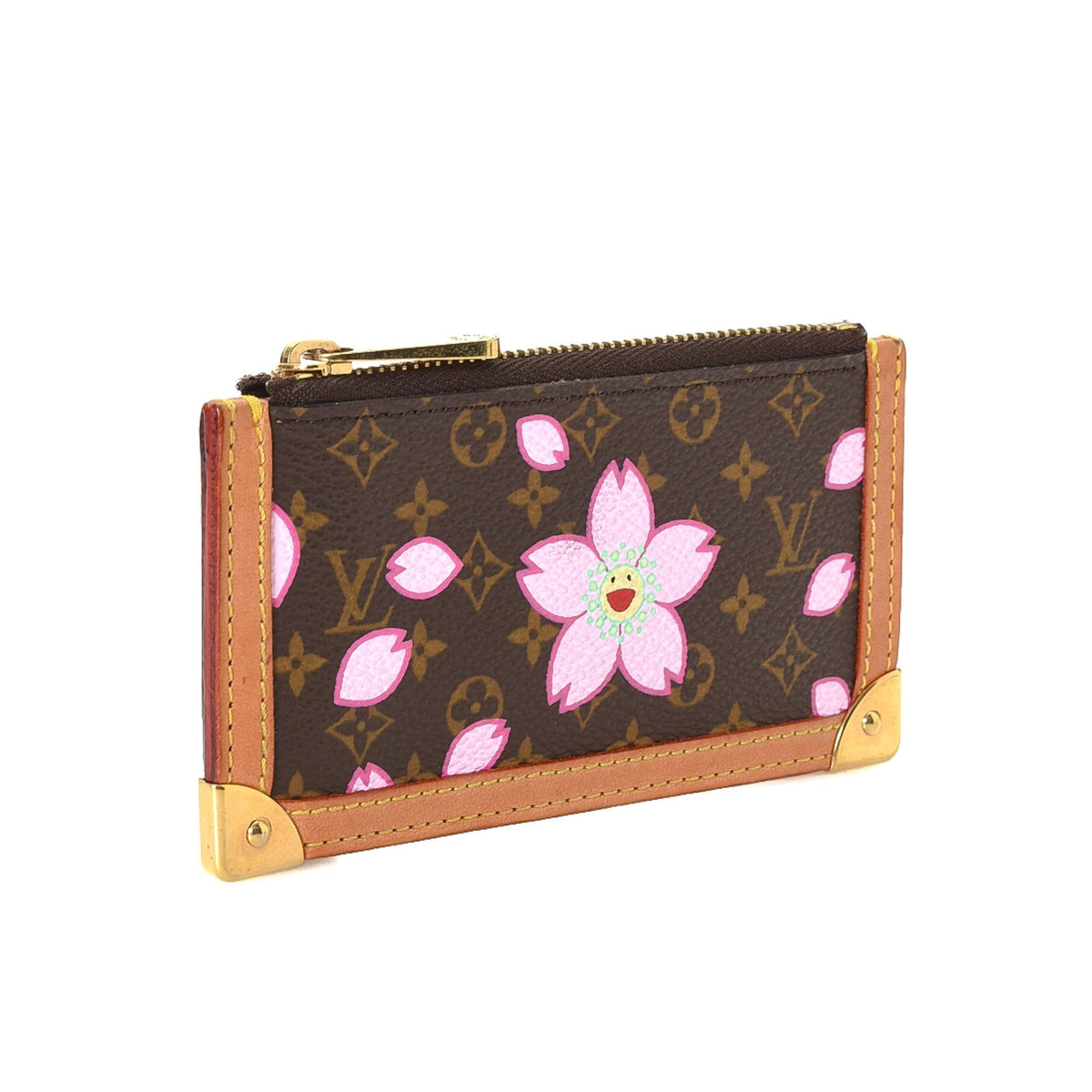 Limited Edition Monogram Cherry Blossom Pochette Cles - image 2