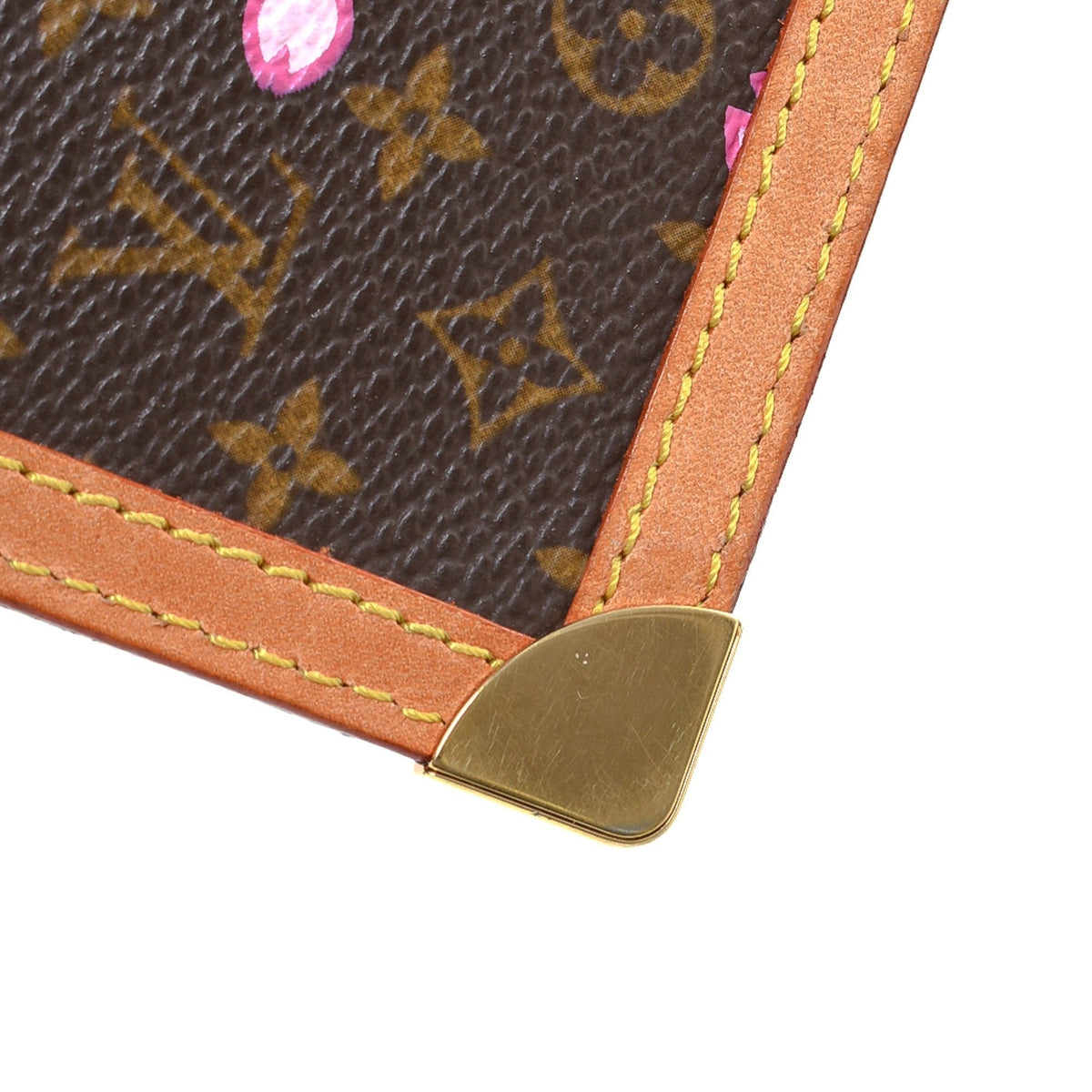 Limited Edition Monogram Cherry Blossom Pochette Cles - image 7