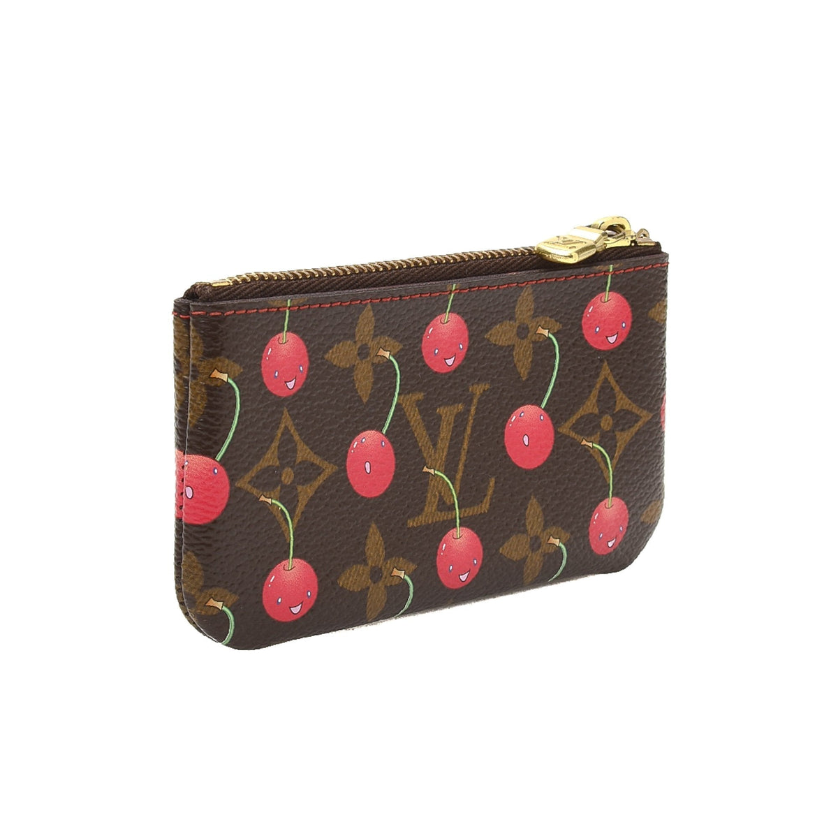 Limited Edition Monogram Cherry Pochette Cles - image 3