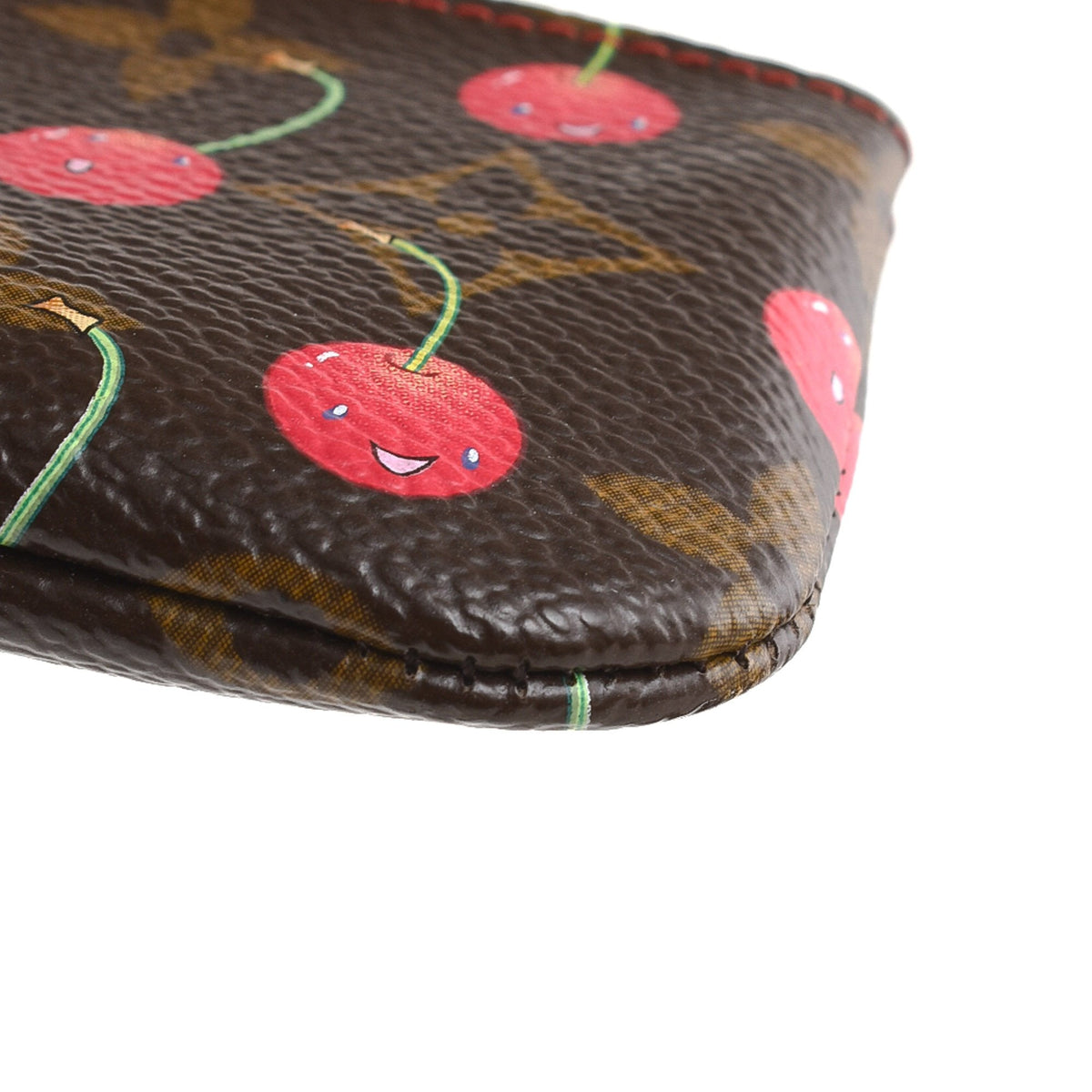 Limited Edition Monogram Cherry Pochette Cles - image 8