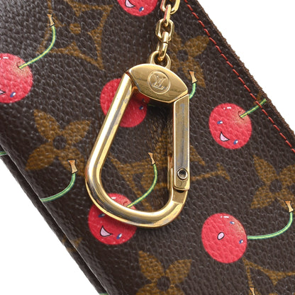Limited Edition Monogram Cherry Pochette Cles - image 9