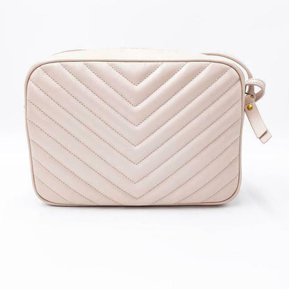 Saint Laurent Monogram Lou Camera Calfskin Matelasse Washed Light Pink Leather Shoulder Bag - image 5
