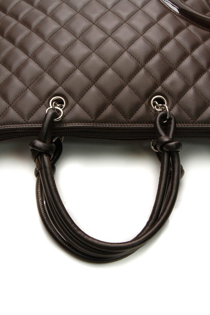 Cambon Ligne Flat Tote Bag - Brown - image 5